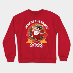 Year Of The Rabbit 2023 Chinese New Year 2023 Lion Dance Crewneck Sweatshirt